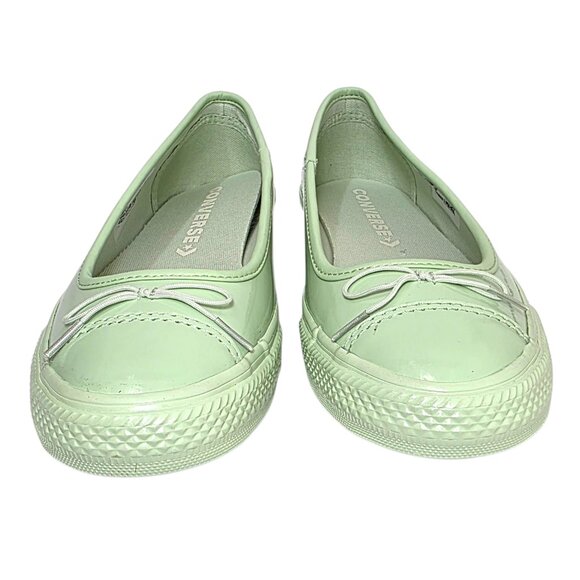 Chuck Taylor All Star Dainty Ballerina Shoes Patent Leather Women's Mint A14852C - Picture 5 of 13